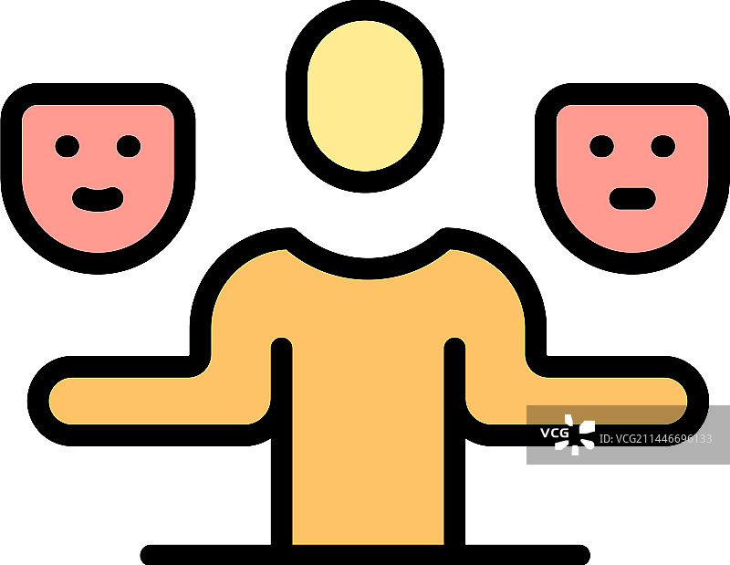 选择面具图标图片素材