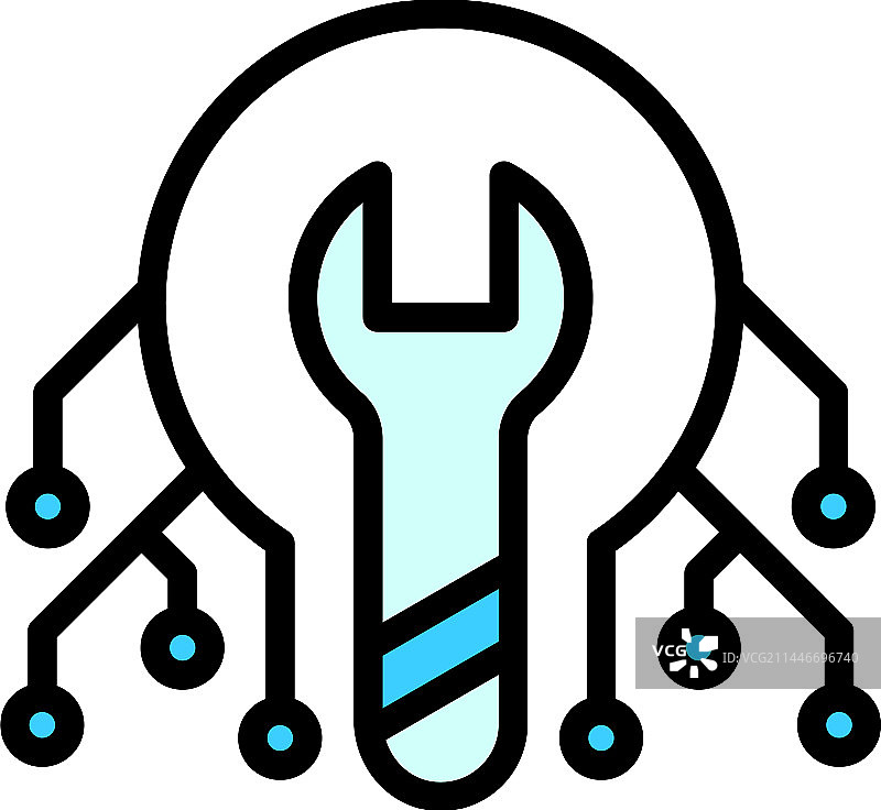 扁平风格科技笔记本电脑图标图片素材