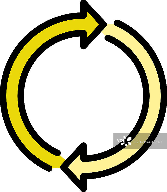 循环更新扁平图标图片素材