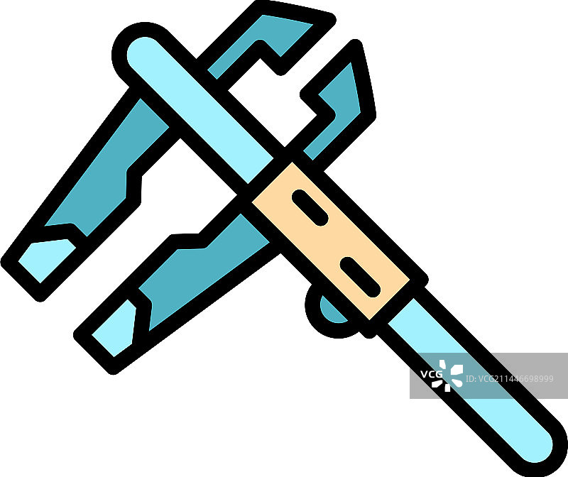 数字千分尺工作图标图片素材