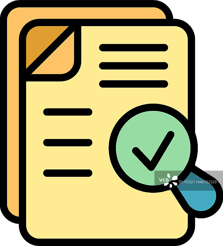 受监管产品搜索扁平图标图片素材