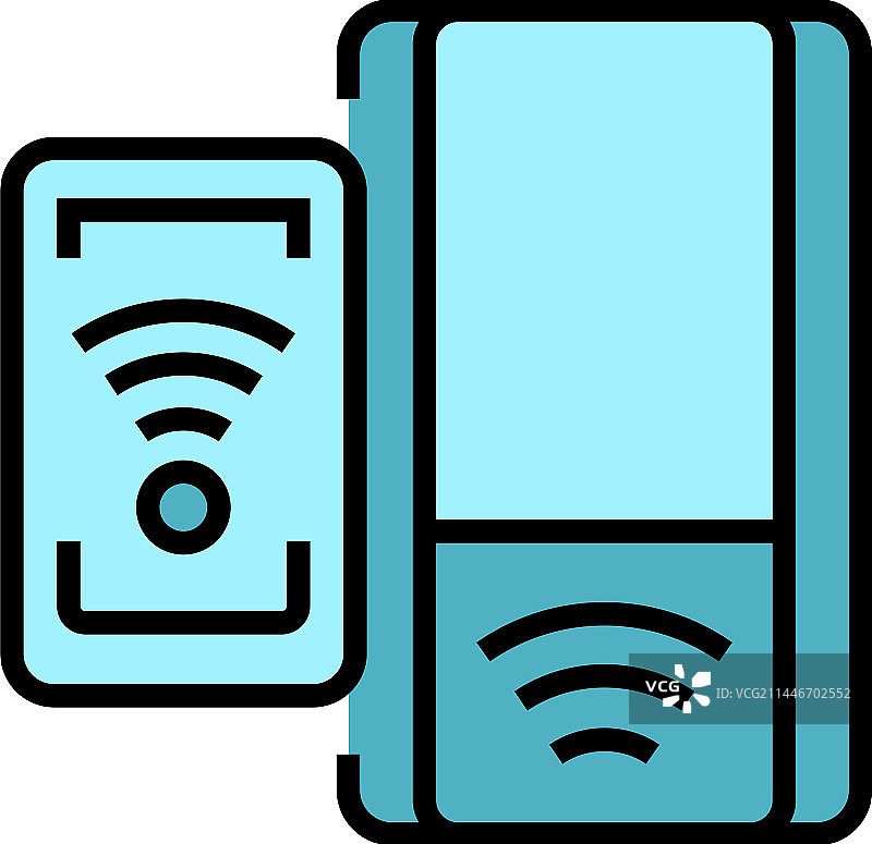 地铁票手机图标扁平设计图片素材