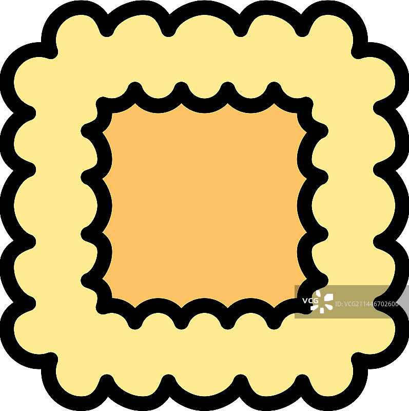 意大利饺子厨房扁平图标图片素材