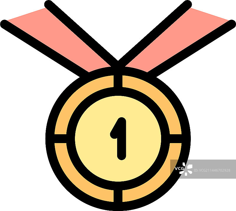 跑步奖牌图标图片素材