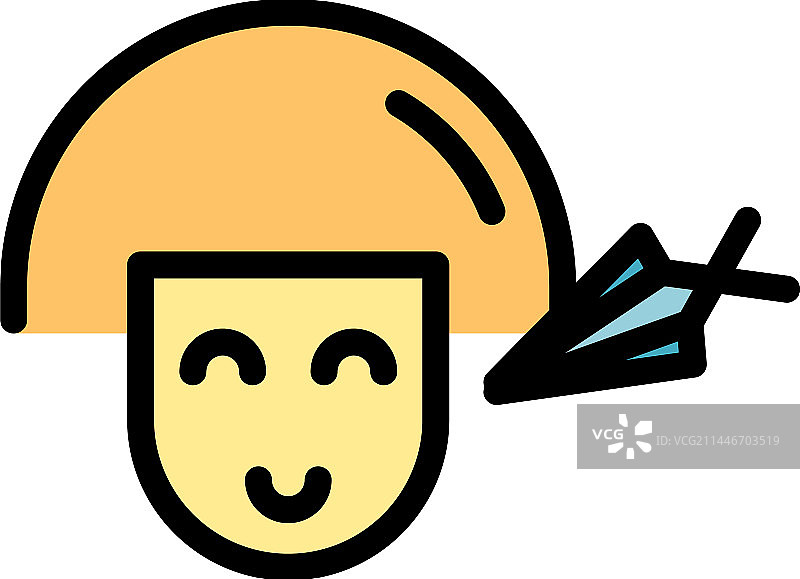 发型设计图标（扁平风格）图片素材