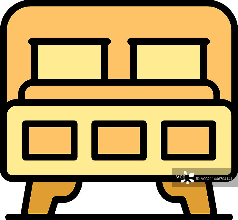 干净的卧室图标图片素材