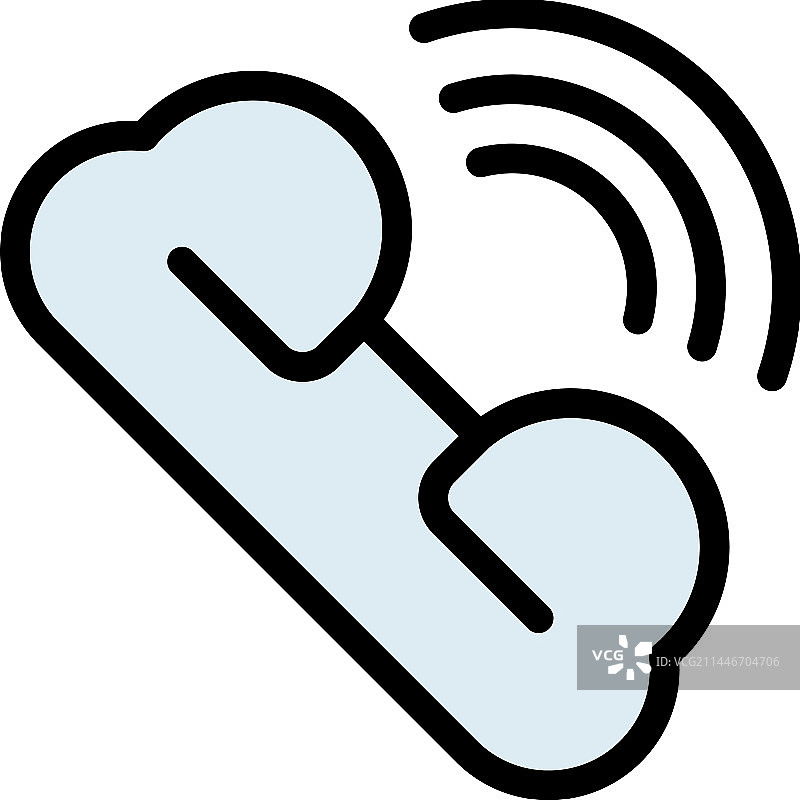 电话营销扁平图标图片素材