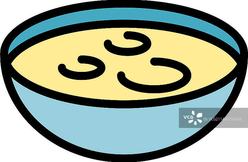 德国汤图标（扁平风格）图片素材