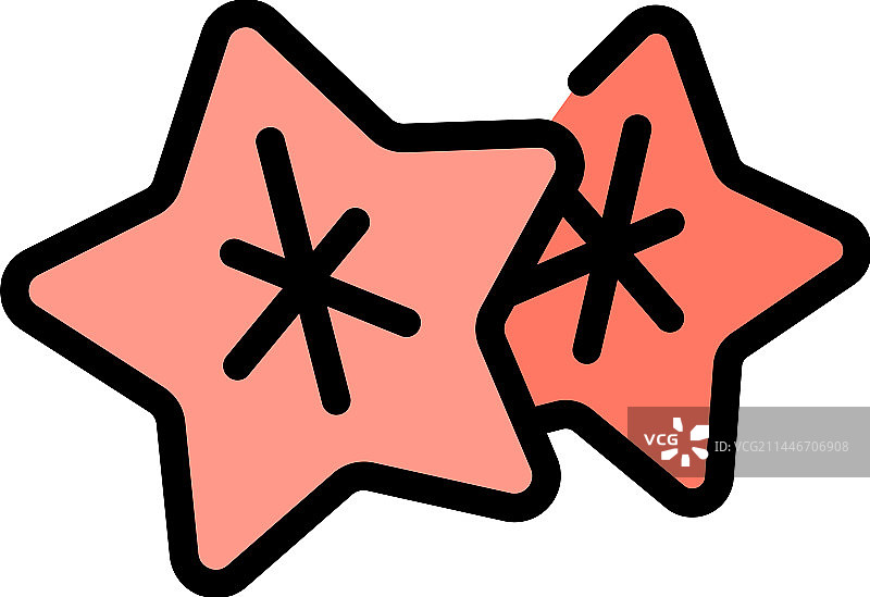 海星图标平图片素材