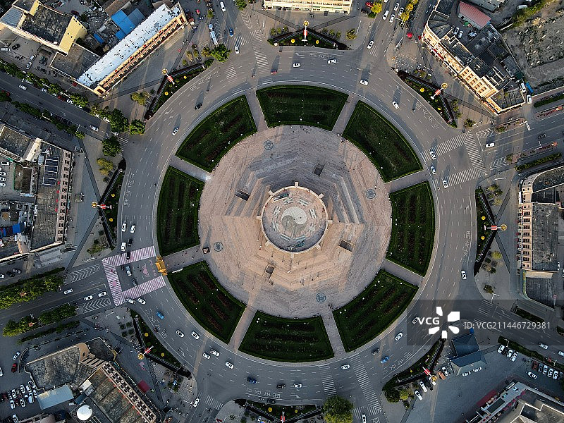 八卦城——特克斯图片素材