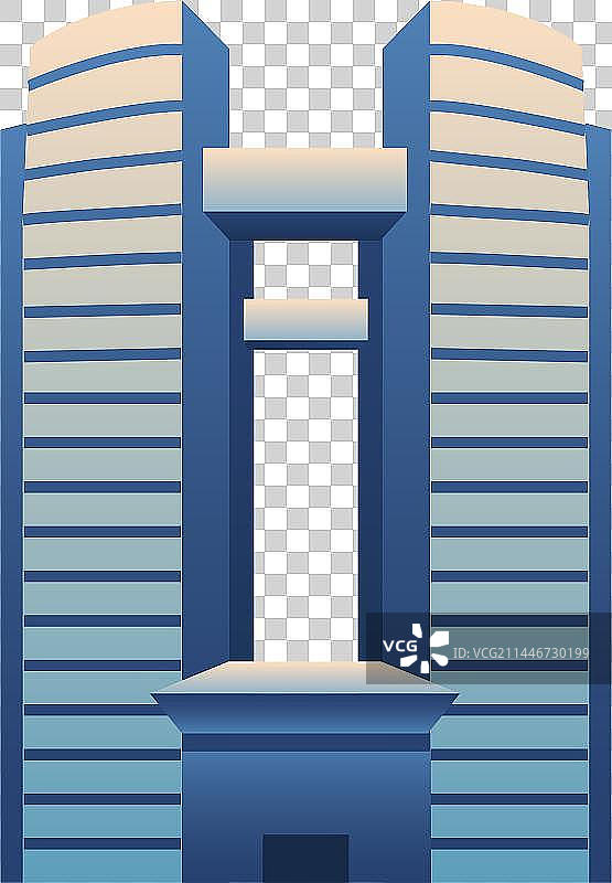 杭州市民中心建筑元素图片素材