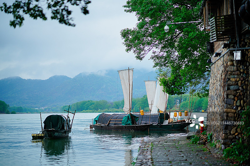 浙江省丽水市仙都的绝美风光图片素材