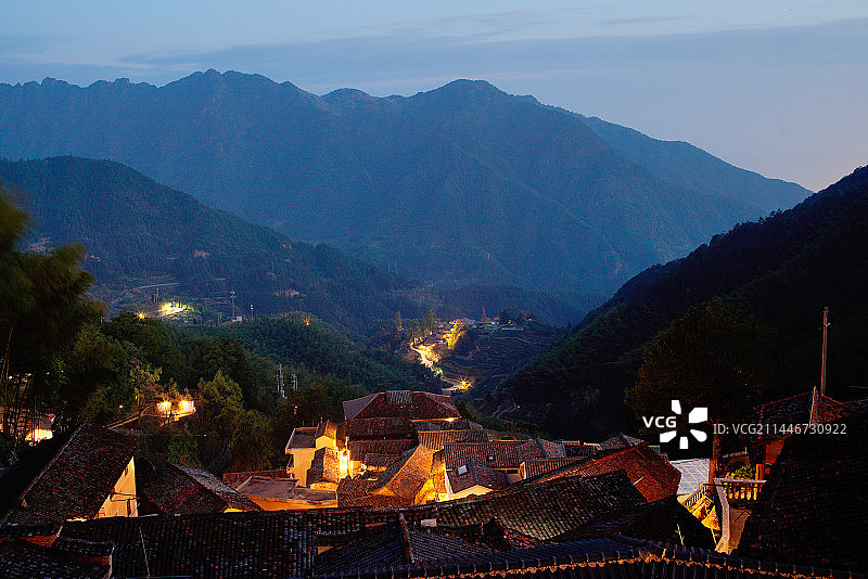 浙江省丽水市仙都的绝美风光图片素材