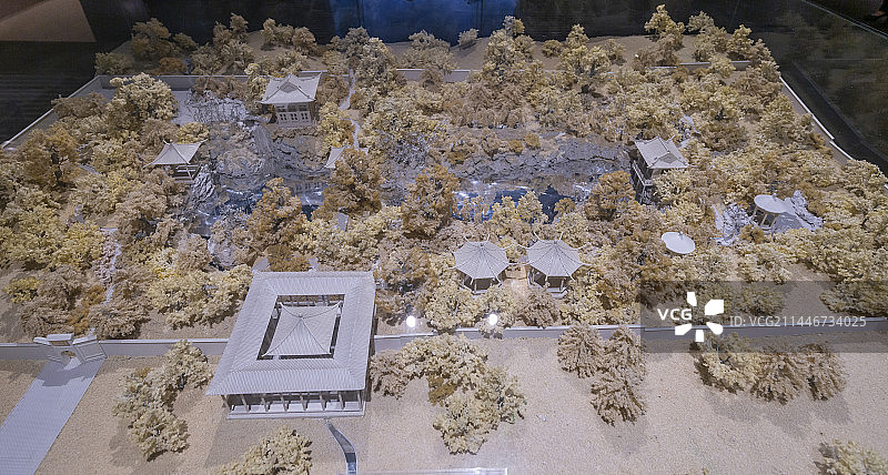 山西绛守居衙署园林（比例1：70，中国园林博物馆）图片素材