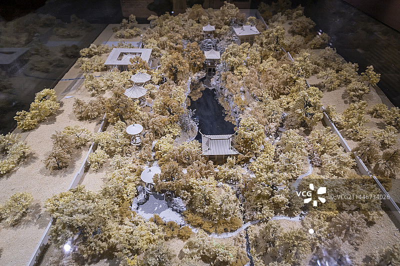 山西绛守居衙署园林（比例1：70，中国园林博物馆）图片素材