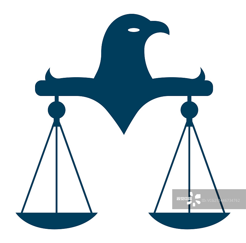 法律公正logo设计模板图片素材