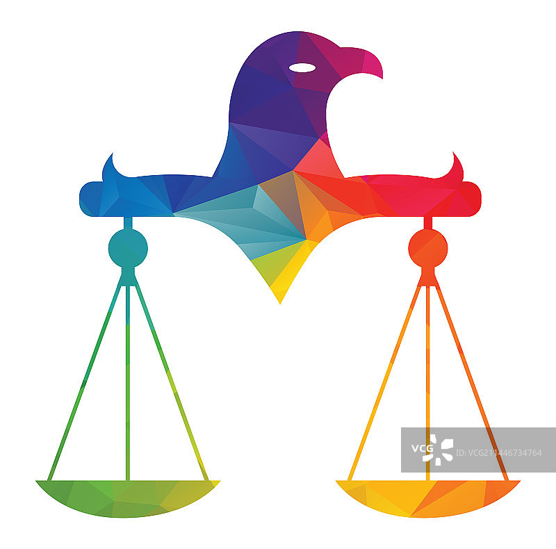 法律公正logo设计模板图片素材