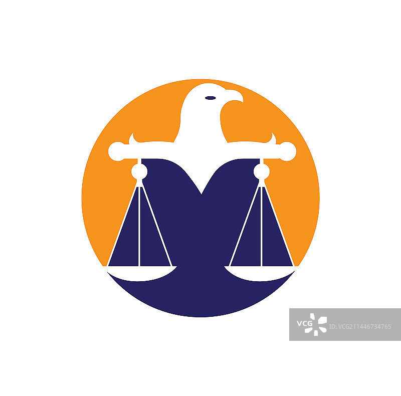 法律公正logo设计模板图片素材