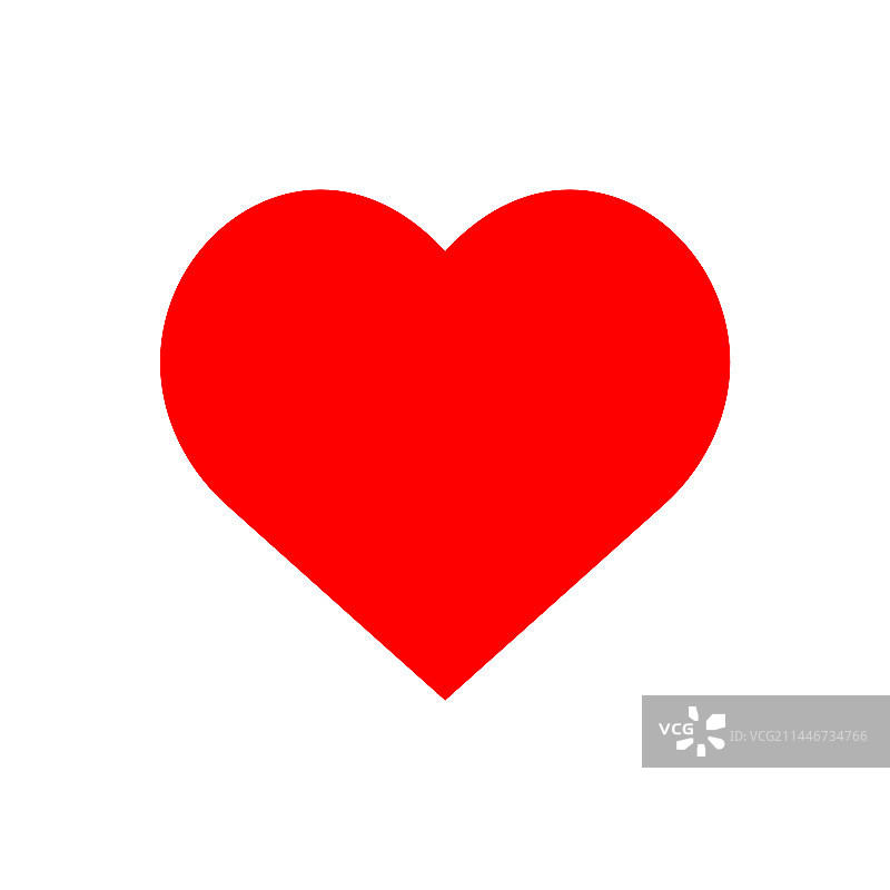 红色心形扑克牌花色符号图片素材