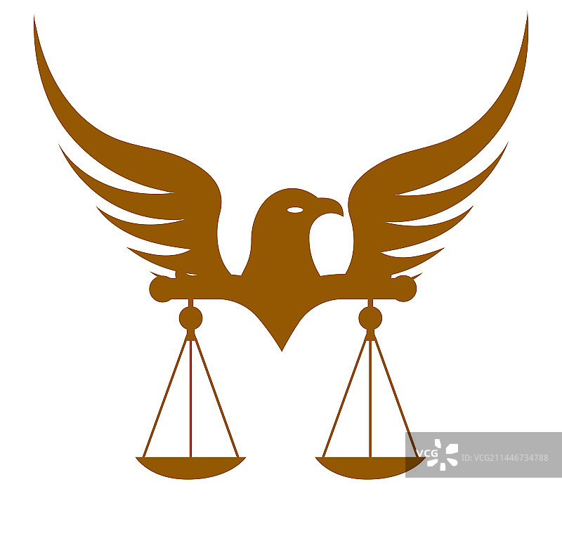 法律公正logo设计模板图片素材