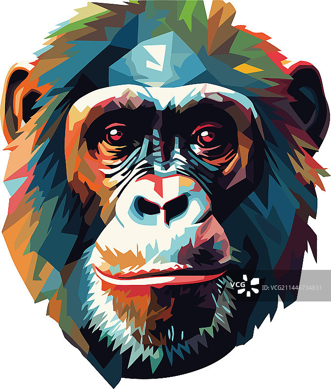 山魈脸图片素材