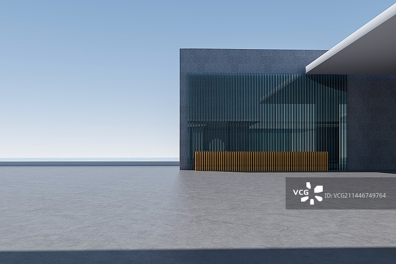 "三维渲染城市广场建筑 三维建筑广场"图片素材