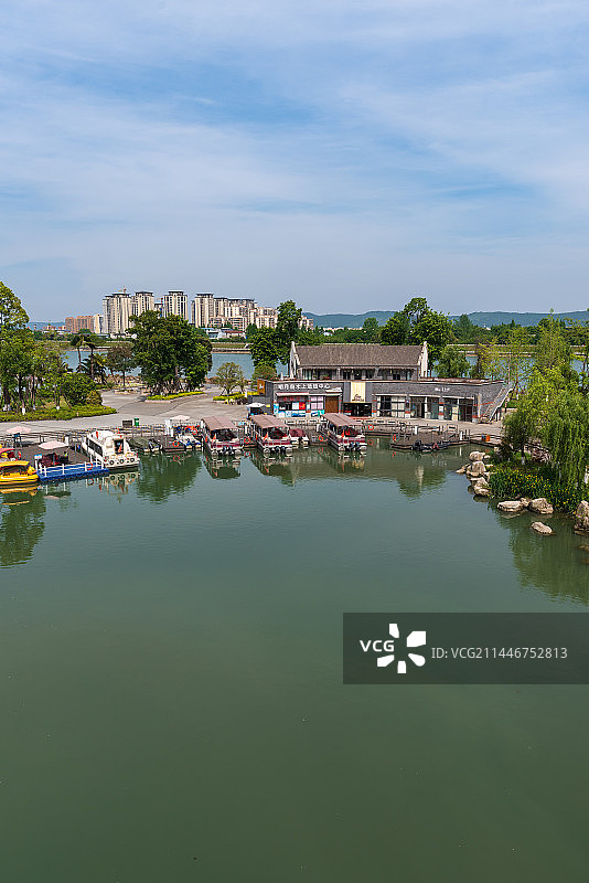 四川江油明月岛运动中心风光图片素材