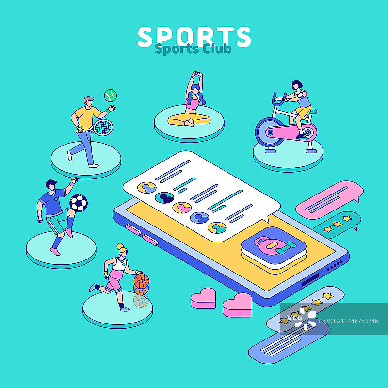 运动、锻炼、移动应用程序、爱好、俱乐部、社交聚会图片素材