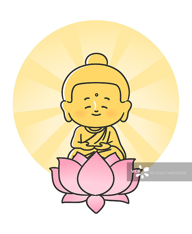 矢量佛诞节佛教元素图片素材