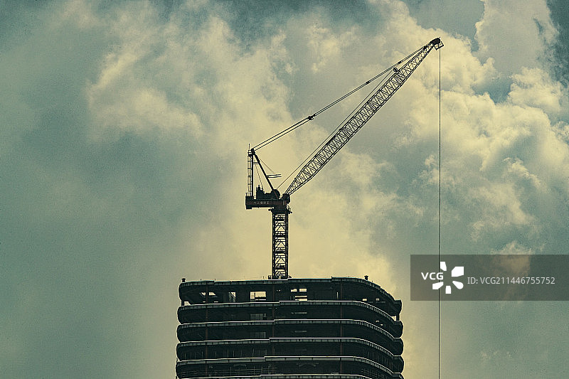 楼宇吊塔图片素材