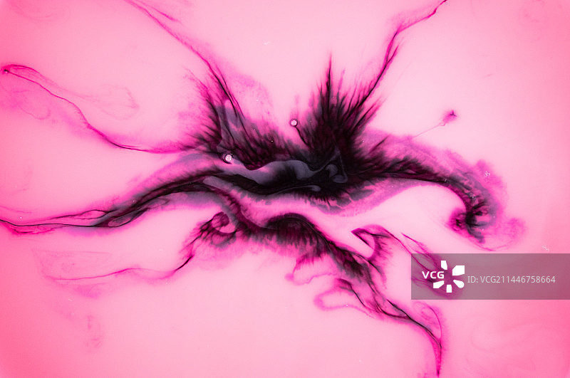 金箔水彩墨迹图片素材