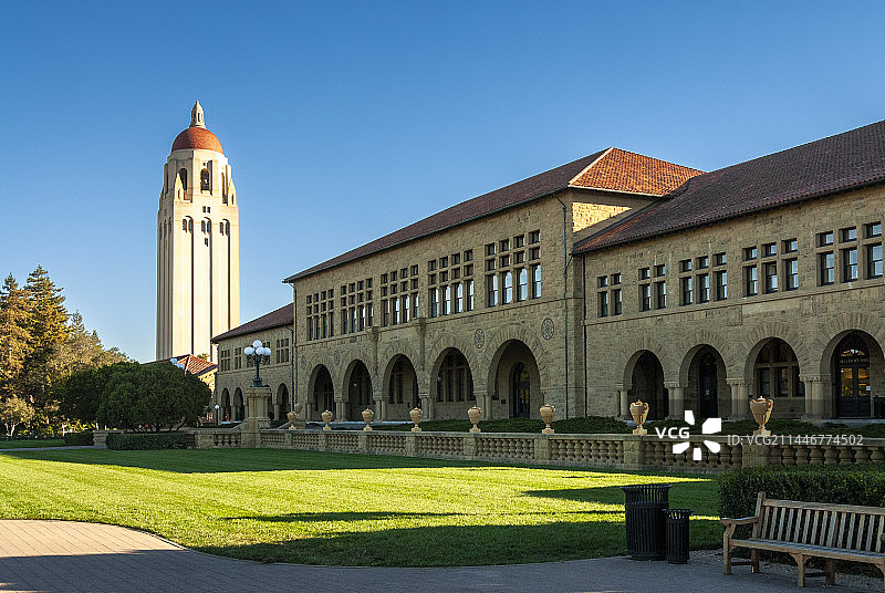 斯坦福大学（Stanford University），临近硅谷（Silicon Valley）图片素材