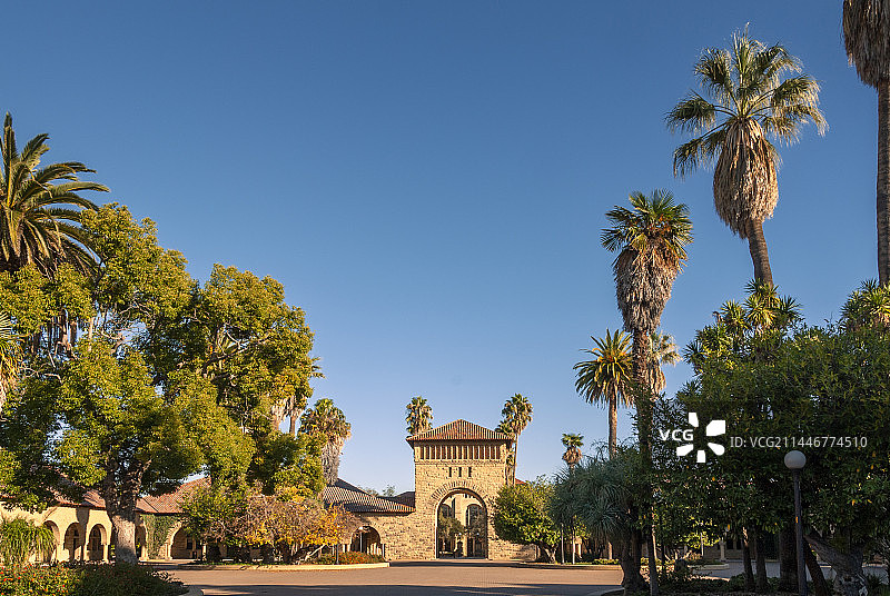 斯坦福大学（Stanford University），临近硅谷（Silicon Valley）图片素材