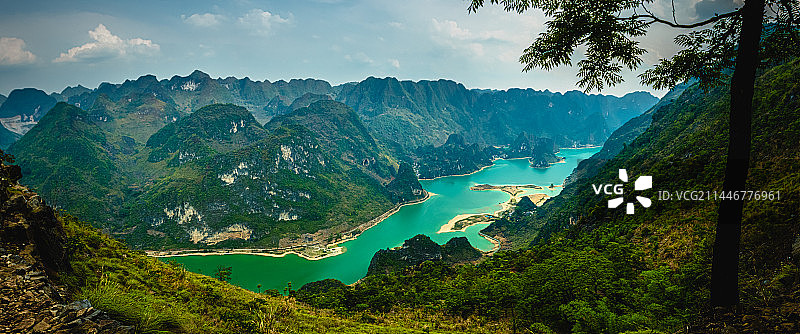 广西浩坤湖图片素材