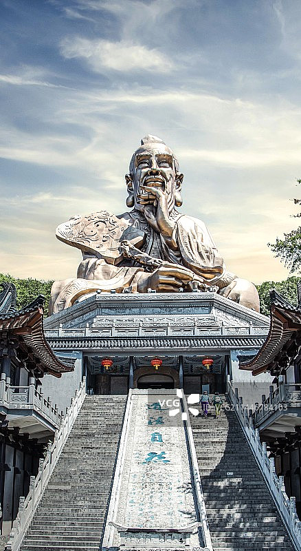 句容茅山老子神像图片素材