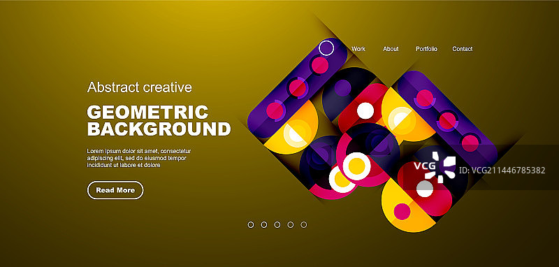 抽象技术登陆页面的背景与图片素材