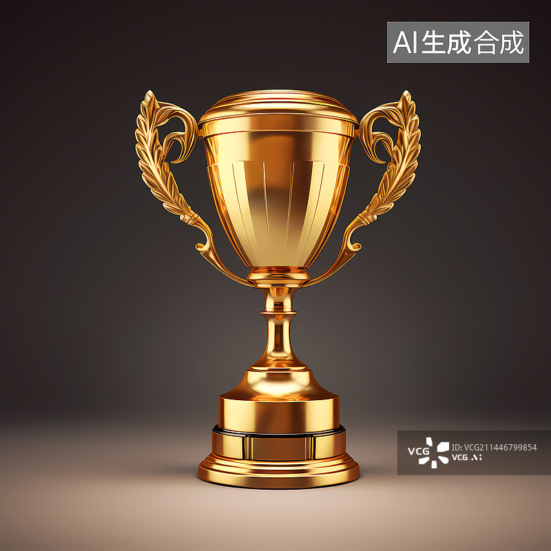 【AI数字艺术】c4d奖杯图片素材