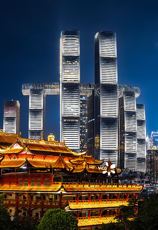 重庆千佛寺（来福士广场）图片素材