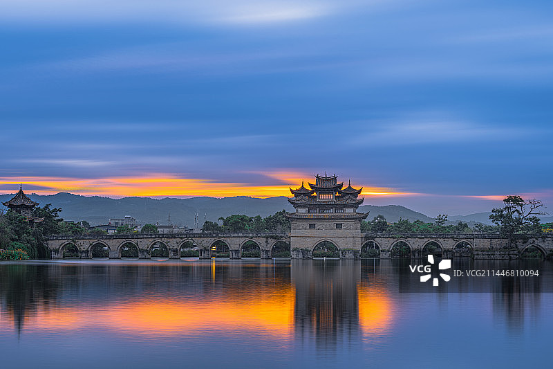 建水县双龙桥图片素材