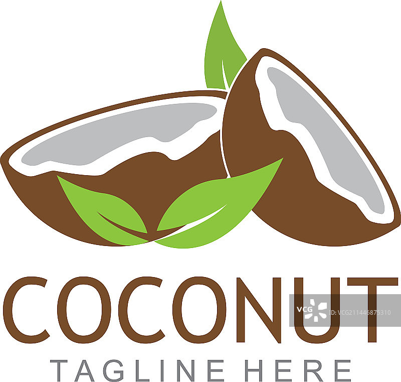 椰子Logo模板图片素材
