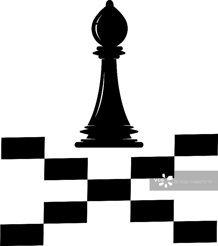 国际象棋棋子：国王、骑士、城堡和士兵图片素材