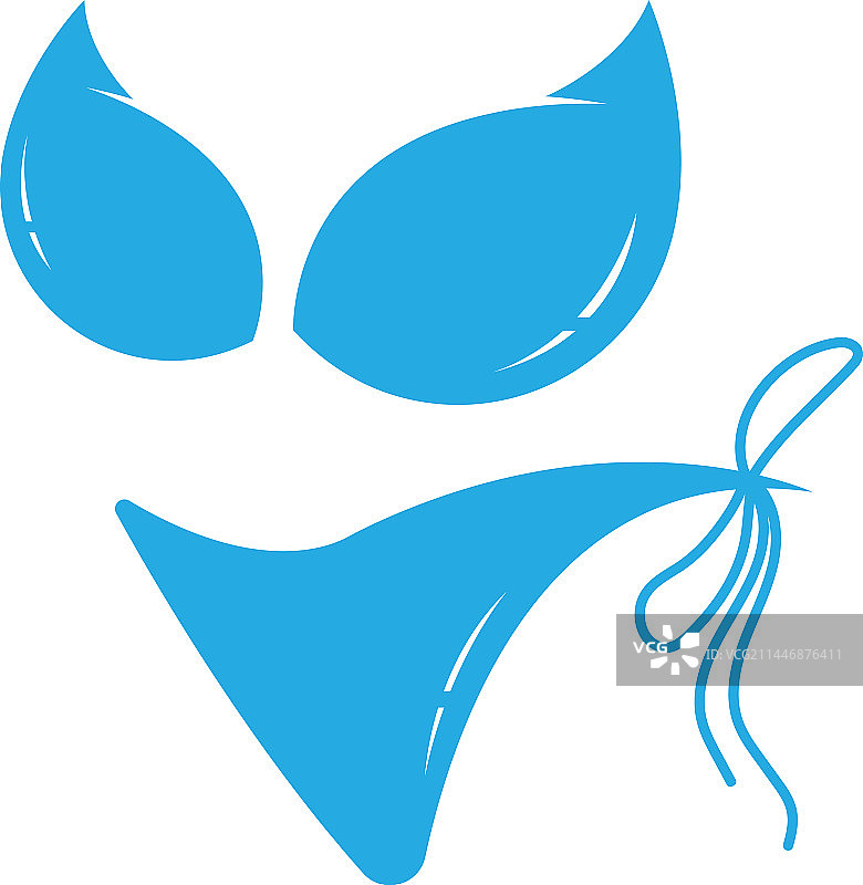 比基尼标志模板泳装标志设计图片素材