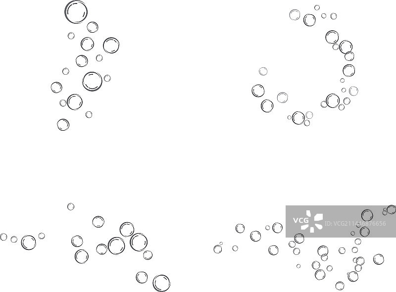 自然写实气泡设计图片素材