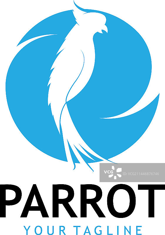 鹦鹉logo设计模板图片素材