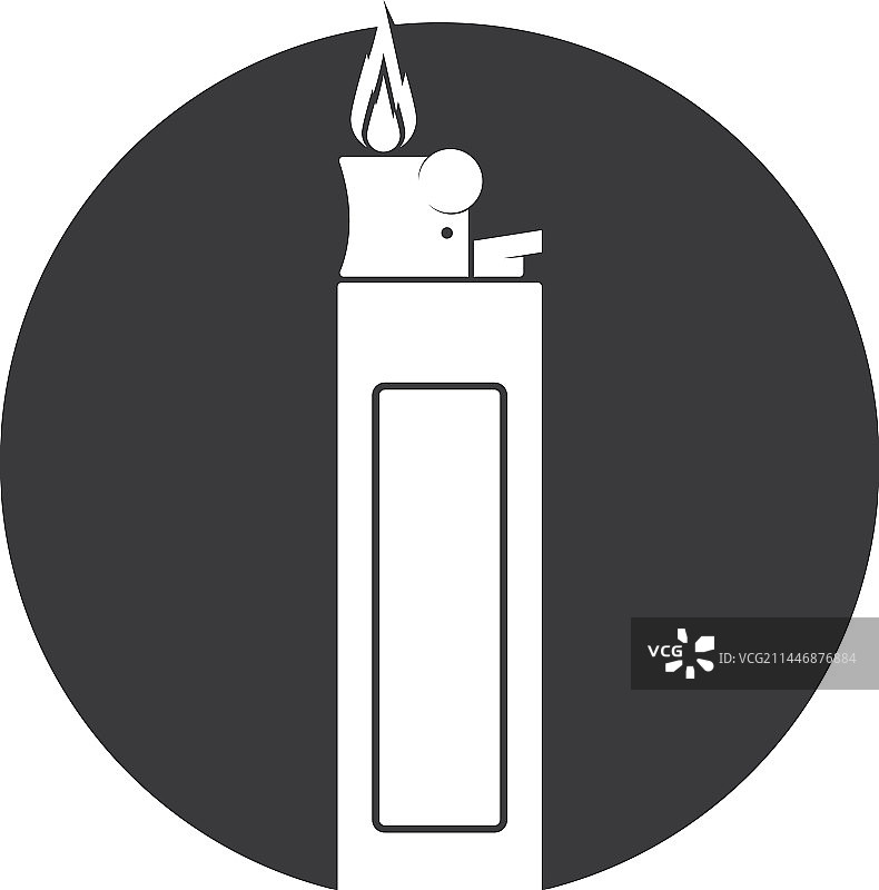 气体打火机图标设计图片素材