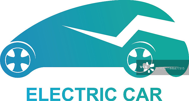 绿色电动汽车图片素材