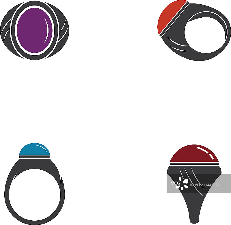 玛瑙戒指标志模板图片素材