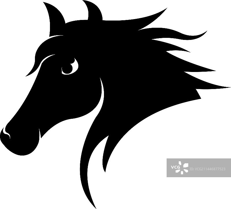 马标志模板图片素材