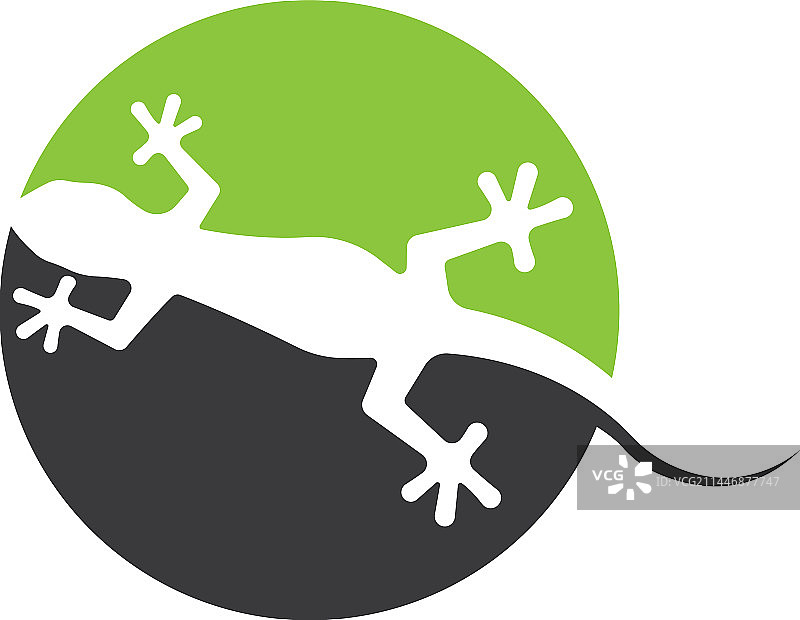 蜥蜴Logo设计模板图片素材