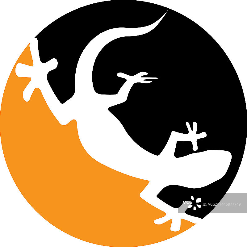 蜥蜴Logo设计模板图片素材